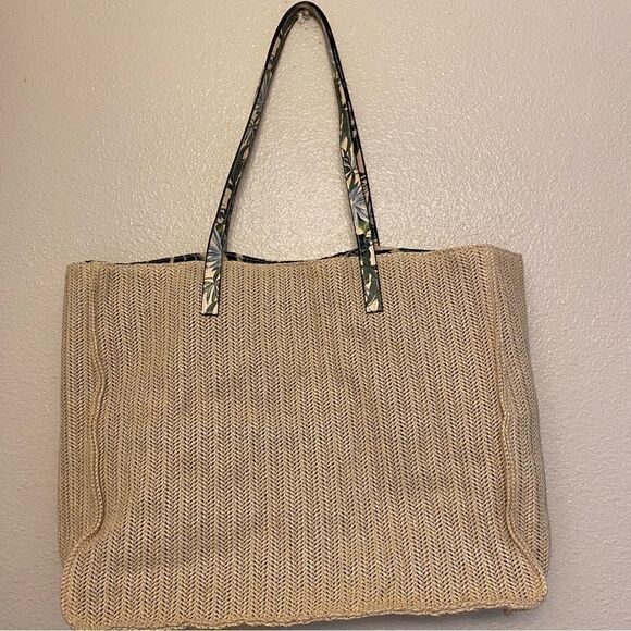 Victoria’s Secret woven basket boho tote beach bag paradise 2020 limited edition - Picture 4 of 10